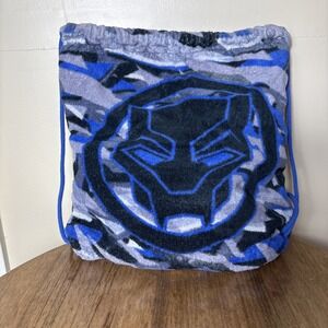 Black Panther Kids Backpack Beach Towel Folds Up Into Easy To Carry Backpack